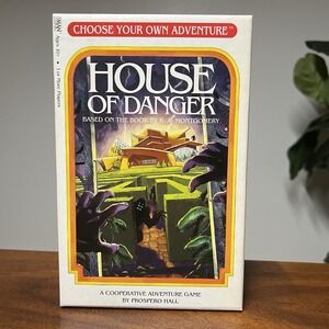 NEW House Of Danger Choose Your Own Adventure Strategy Board Game 1+ Player